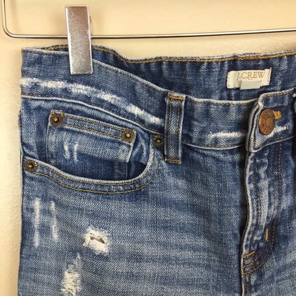 [J. Crew Factory] Distressed Stretch Skinny Jeans - Picture 5 of 8
